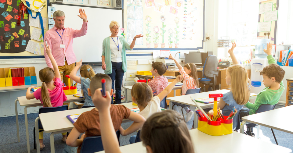 Primary school classroom