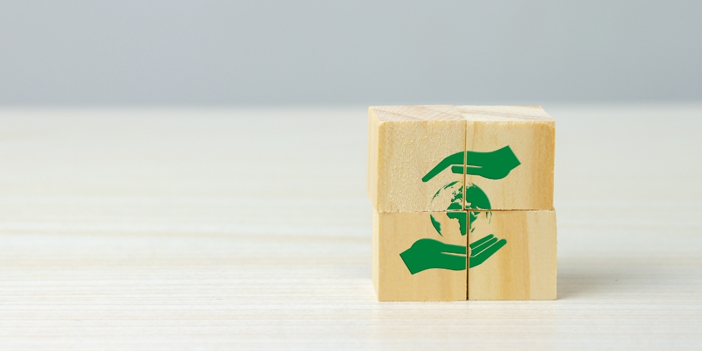 Eco Cube on a Desk